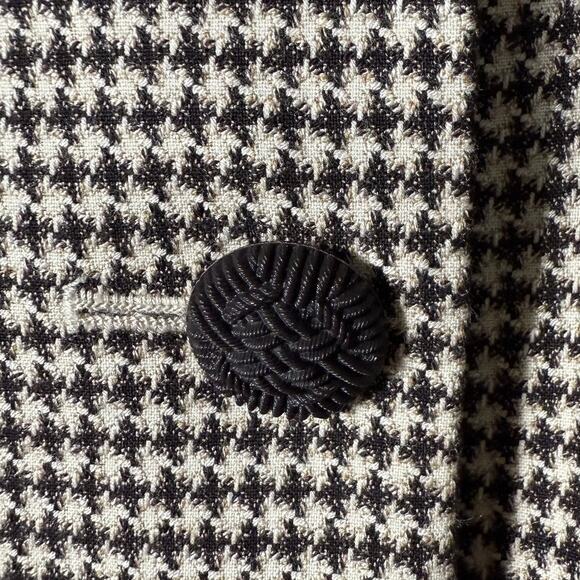Tahari Arthur S. Levine Houndstooth Blazer SZ 12 Country Heritage Balmoral Girly - Picture 7 of 11